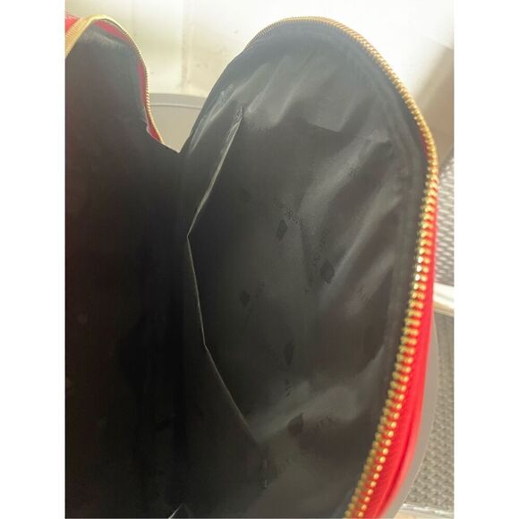 NWT Tote & Carry Red Faux Snake Skin Bag - Picture 7 of 12